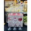 Bộ 6 ly rượu vang thủy tinh Red Cherry GL4.035 360ml - Giá chỉ 170k, chịu va đập 9