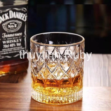 Bộ 6 ly thủy tinh 300ml - Ly nước, bia, whisky sang trọng, giảm giá 139k 5
