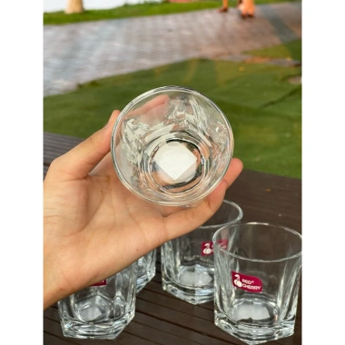 Bộ 6 ly thuỷ tinh dung tích 165ml Red Cherry - Chịu nhiệt tốt, Giá chỉ 49.000 VNĐ 2 Bộ 6 ly thuỷ tinh dung tích 165ml Red Cherry - Chịu nhiệt tốt, Giá chỉ 49.000 VNĐ 2