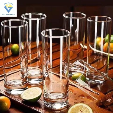 Bộ 6 ly thủy tinh ống trơn dày cao cấp 60.164 DELI - Giá 108.000đ, giảm mạnh 8