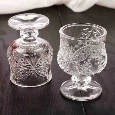 Bộ 6 ly thủy tinh uống rượu 40ml sang trọng phong cách Châu Âu, chỉ 28.000₫