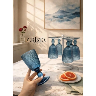 Bộ 6 ly thủy tinh Vân Lưới Crista Home 240ml - Bán sỉ, giá chỉ 205.000, Quà Tết 3 Bộ 6 ly thủy tinh Vân Lưới Crista Home 240ml - Bán sỉ, giá chỉ 205.000, Quà Tết 3