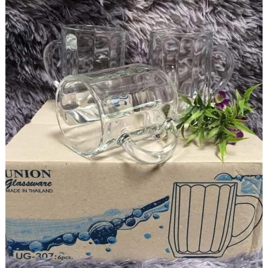Bộ 6 ly uống bia thuỷ tinh Thái Lan UG-307 - Thiết kế sang trọng, chịu nhiệt, giảm còn 110.000đ 2