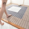 Bộ 6 miếng sàn cao su chống trượt, thoát nước, không thấm, thảm tắm an toàn 3