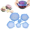 Bộ 6 Miếng Silicone Bọc Thực Phẩm - Co Giãn Tốt, Bảo Quản An Toàn - L.H Store 4
