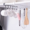 Bộ 6 móc treo đa năng gắn kẹp dưới tủ bếp, tủ quần áo, kệ bàn để cốc ly, giá 22.442₫ 4