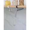 Bộ 6 móc treo đa năng gắn kẹp dưới tủ bếp, tủ quần áo, kệ bàn để cốc ly, giá 22.442₫ 5