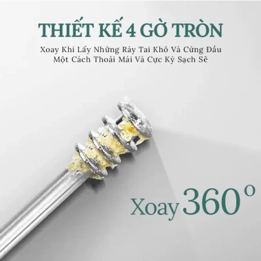 Bộ 6 món lấy ráy tai, ngoáy tai kiêm móc khóa – Thép không gỉ, Zwilling Đức – Giá 75.000₫