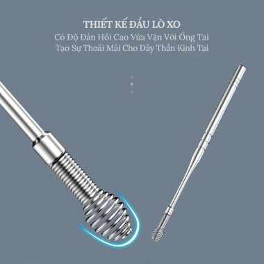 Bộ 6 món lấy ráy tai, ngoáy tai kiêm móc khóa – Thép không gỉ, Zwilling Đức – Giá 75.000₫