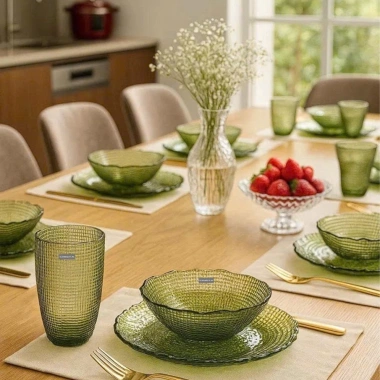 Bộ 6 món thủy tinh vân lụi dập nổi Crista Home MS80.054 - Giá giảm 22% chỉ 375k 3