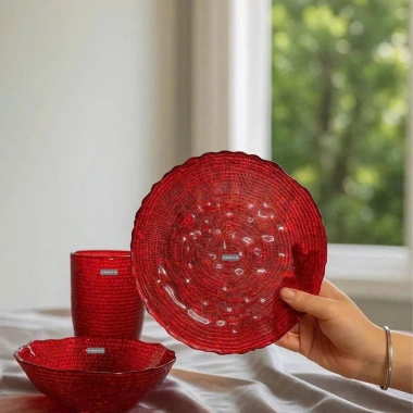 Bộ 6 món thủy tinh vân lụi dập nổi Crista Home MS80.054 - Giá giảm 22% chỉ 375k 5