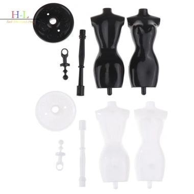 Bộ 6 Nhà búp bê mini với mũ nón, móc treo váy, giá đỡ mẫu đám cưới - Giá chỉ 41.250₫