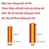 Bộ 6 pin Ni-Mh AAA Doublepow 1.2V 1.250mAh - Cam kết dung lượng thật, giá 94.900 VND 2