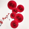 Bộ 6 Quạt Giấy Ngọc Trang Trí Tết - Phòng Cưới, Phòng Khách, Giá 15.000₫ 2