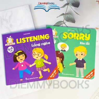 Bộ 6 sách song ngữ Anh-Việt: Rèn kỹ năng giao tiếp, ứng xử cho bé 2-6 tuổi - Chỉ 99.000₫ 5 Bộ 6 sách song ngữ Anh-Việt: Rèn kỹ năng giao tiếp, ứng xử cho bé 2-6 tuổi - Chỉ 99.000₫ 5