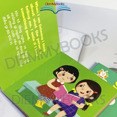 Bộ 6 sách song ngữ Anh-Việt: Rèn kỹ năng giao tiếp, ứng xử cho bé 2-6 tuổi - Chỉ 99.000₫ 6 Bộ 6 sách song ngữ Anh-Việt: Rèn kỹ năng giao tiếp, ứng xử cho bé 2-6 tuổi - Chỉ 99.000₫ 6