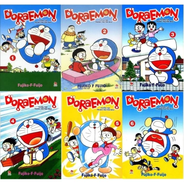 Bộ 6 tập Truyện tranh Doraemon màu - Giá ưu đãi 345.000 VNĐ, giảm ngay