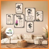 Bộ 6 tranh thư pháp cha mẹ, gia đình hạnh phúc - Formex dán tường, keo sẵn, decor phòng xinh, giá ưu đãi 86.400₫ 5