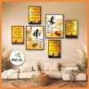 Bộ 6 tranh thư pháp cha mẹ, gia đình hạnh phúc - Formex dán tường, keo sẵn, decor phòng xinh, giá ưu đãi 86.400₫ 7