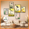 Bộ 6 tranh thư pháp cha mẹ, gia đình hạnh phúc - Formex dán tường, keo sẵn, decor phòng xinh, giá ưu đãi 86.400₫ 8