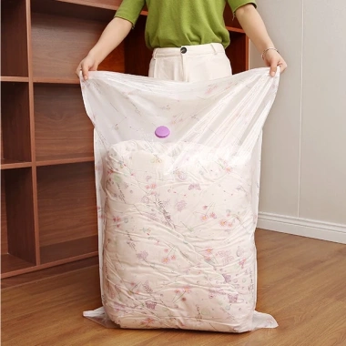 Bộ 6 túi hút chân không bảo quản quần áo, chăn màn, tặng bơm hút chân không, 61.900đ