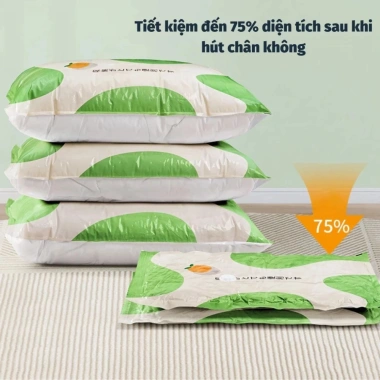Bộ 6 Túi Hút Chân Không DIDOOGLT Chăn Màn Quần Áo Bơm Điện 3 Kích Cỡ Giá 175.000
