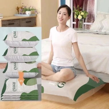 Bộ 6 Túi Hút Chân Không DIDOOGLT Đựng Chăn Màn Quần Áo Kèm Bơm Điện 169k 2