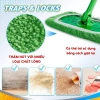 Bộ 6 Vải Lau Nhà Microfiber Thấm Hút, Tái Sử Dụng, Swiffer Lông Chó Mèo ENO LN03 - 100k 2