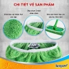 Bộ 6 Vải Lau Nhà Microfiber Thấm Hút, Tái Sử Dụng, Swiffer Lông Chó Mèo ENO LN03 - 100k 5