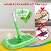 Bộ 6 Vải Lau Nhà Microfiber Thấm Hút, Tái Sử Dụng, Swiffer Lông Chó Mèo ENO LN03 - 100k 6