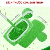 Bộ 6 Vải Lau Nhà Microfiber Thấm Hút, Tái Sử Dụng, Swiffer Lông Chó Mèo ENO LN03 - 100k 9