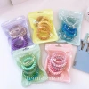 Bộ 6 vòng tóc Chun cột lò xo đủ màu cho nữ - Đàn hồi, bền, chỉ 25.000đ 3