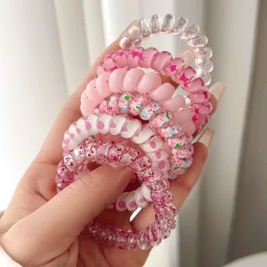Bộ 6 vòng tóc Chun cột lò xo đủ màu cho nữ - Đàn hồi, bền, chỉ 25.000đ 7 Bộ 6 vòng tóc Chun cột lò xo đủ màu cho nữ - Đàn hồi, bền, chỉ 25.000đ 7