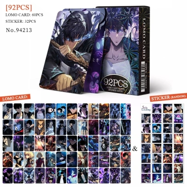 Bộ 60 thẻ Lomo Card + 32 Sticker Solo Leveling: Quà Sung Jinwoo, chỉ 45.000 VNĐ 6