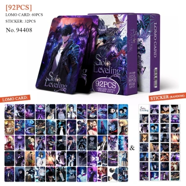 Bộ 60 thẻ Lomo Card + 32 Sticker Solo Leveling: Quà Sung Jinwoo, chỉ 45.000 VNĐ 8