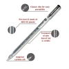 Bộ 6/12 Bút Gel Ngòi Kim Cương 0.38mm Mực Đen Xanh Đỏ Viết Êm Trơn Không Lem Học Sinh Văn Phòng 4