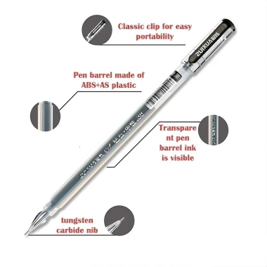 Bộ 6/12 Bút Gel Ngòi Kim Cương 0.38mm Mực Đen Xanh Đỏ Viết Êm Trơn Không Lem Học Sinh Văn Phòng 4 Bộ 6/12 Bút Gel Ngòi Kim Cương 0.38mm Mực Đen Xanh Đỏ Viết Êm Trơn Không Lem Học Sinh Văn Phòng 4