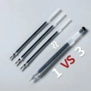 Bộ 6/12 Bút Gel Ngòi Kim Cương 0.38mm Mực Đen Xanh Đỏ Viết Êm Trơn Không Lem Học Sinh Văn Phòng 5