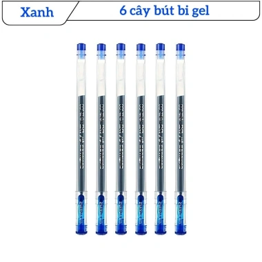 Bộ 6/12 Bút Gel Ngòi Kim Cương 0.38mm Mực Đen Xanh Đỏ Viết Êm Trơn Không Lem Học Sinh Văn Phòng 10 Bộ 6/12 Bút Gel Ngòi Kim Cương 0.38mm Mực Đen Xanh Đỏ Viết Êm Trơn Không Lem Học Sinh Văn Phòng 10