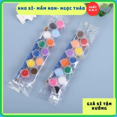 Bộ 6/8/12 Màu Nước Acrylic Nhập Khẩu Cho Bé Tô Màu Tượng Giá Rẻ 5.000₫ 4 Bộ 6/8/12 Màu Nước Acrylic Nhập Khẩu Cho Bé Tô Màu Tượng Giá Rẻ 5.000₫ 4