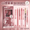 Bộ 7 Bút Gel Đen MOKA HAPPi 0,5mm - Ngòi Highlight, Vỏ Full Màu, Giá 15.000đ 10