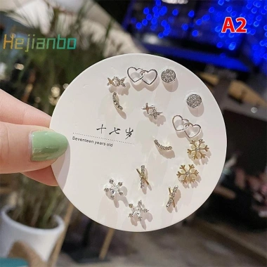 Bộ 7 đôi bông tai nữ hình học nhỏ Hàn Quốc - Nhiều cặp dễ thương, giảm 23% 18 Bộ 7 đôi bông tai nữ hình học nhỏ Hàn Quốc - Nhiều cặp dễ thương, giảm 23% 18