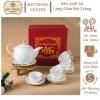 Bộ 7 mẫu ấm chén pha trà gốm sứ Bát Tràng kẻ chỉ vàng kim 24K đặc biệt thiết kế sang trọng - In logo, in chữ, giá ưu đãi 338.220₫