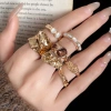 Bộ 7 Nhẫn Mở Phong Cách Đường Phố Retro - Phụ Kiện Sang Trọng, Giá Giảm 27K 6
