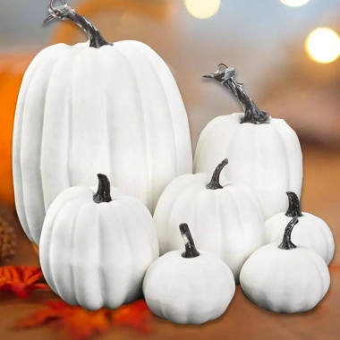 Bộ 7 Pumpkin giả Halloween - Trang trí tiệc cưới, nhà bếp, lễ hội, giá 145.200₫