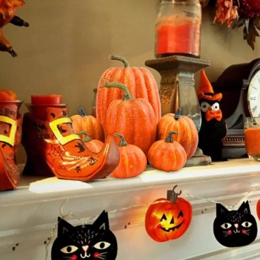 Bộ 7 Pumpkin giả Halloween - Trang trí tiệc cưới, nhà bếp, lễ hội, giá 145.200₫ 9 Bộ 7 Pumpkin giả Halloween - Trang trí tiệc cưới, nhà bếp, lễ hội, giá 145.200₫ 9