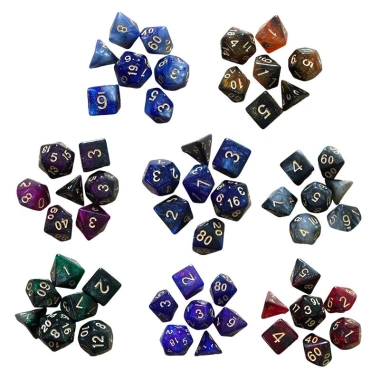 Bộ 7 Xí Ngầu Đa Diện DnD RPG D4-D20 – Giá chỉ 50.600₫, tiết kiệm 13.650₫ 5