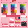 Bộ 72 Màu Chính tả Đậu Đậu DIY - Xếp hình, Đánh vần, Miễn phí dụng cụ, Giá ưu đãi 715.284