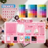 Bộ 72 Màu Chính tả Đậu Đậu DIY - Xếp hình, Đánh vần, Miễn phí dụng cụ, Giá ưu đãi 715.284 10