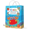 Bộ 8 Cuốn Sách Tô Màu Song Ngữ Anh Việt, Phát Triển Trí cho Bé 2-6 tuổi 18.900 VND 2